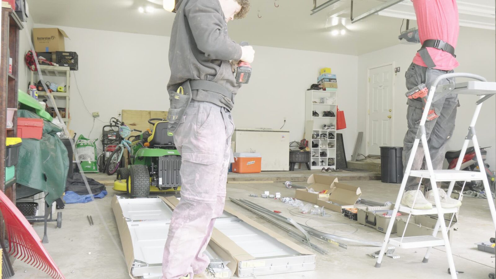 A full door install, sped up